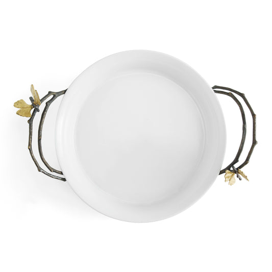 BUTTERFLY GINKGO PIE DISH