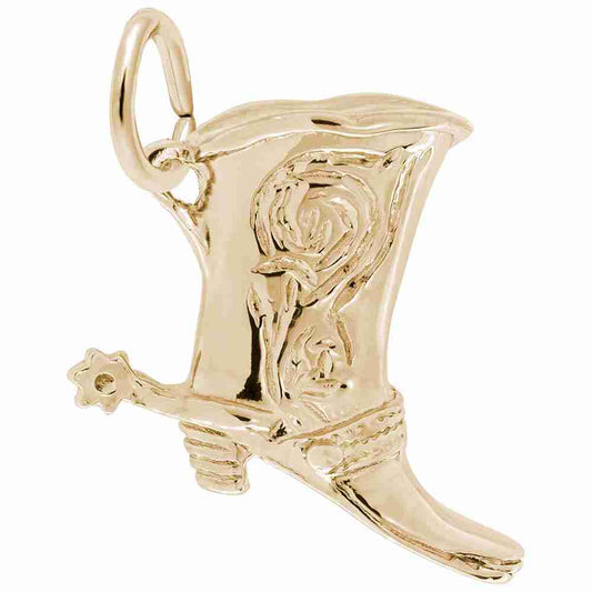 Texas Cowboy Boot Charm - Travel Souvenir Jewelry for Adventurers 1760