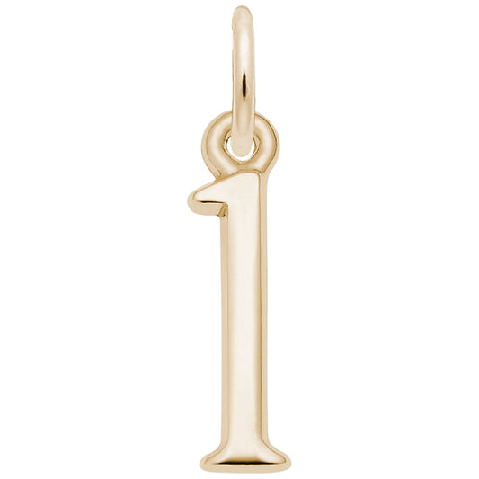 Personalized That's My Number 1 Charm - Customizable Jewelry Gift 1761-001