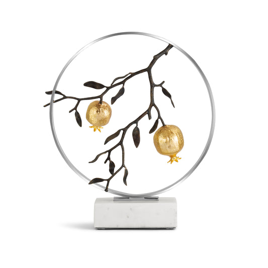 POMEGRANATE MOON GATE 14" SCLP