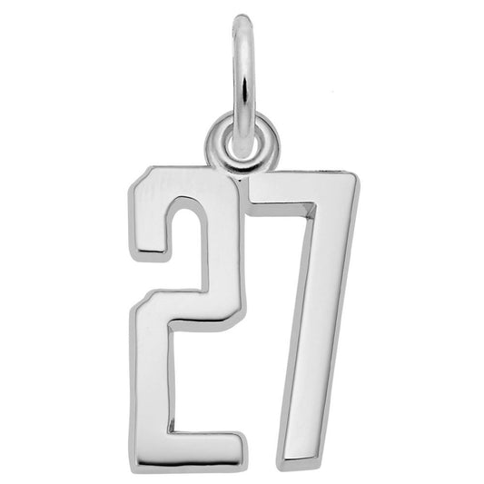 Personalized 'That's My Number' Charm - Customizable 27 Design 1762-027