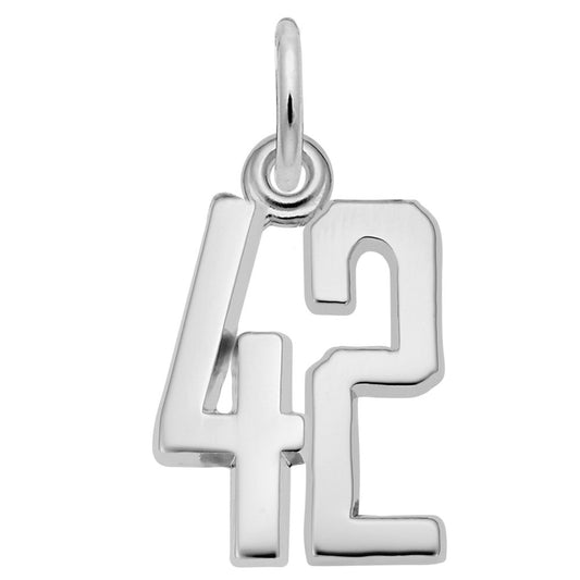 Personalized 'That's My Number' Charm - Custom 42 Design 1762-042
