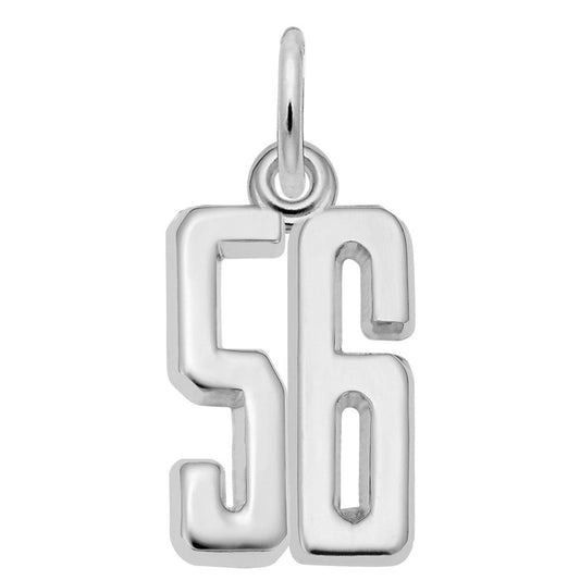 Personalized That's My Number 56 Charm - Customizable Jewelry 1762-056