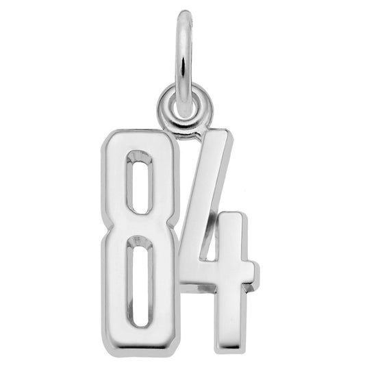 Personalized That's My Number 84 Charm - Customizable Jewelry 1762-084