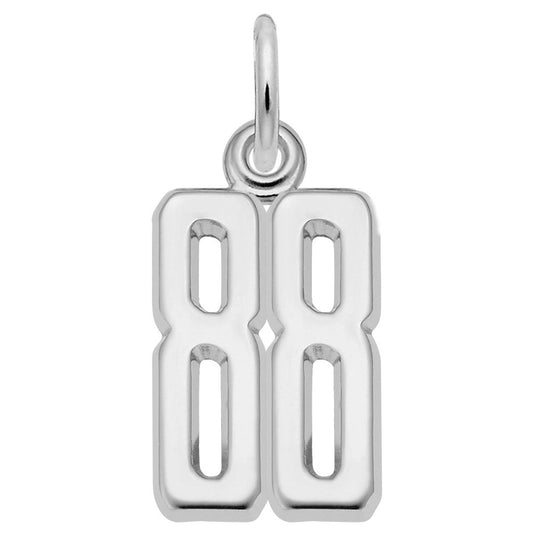 Personalized That's My Number 88 Charm - Customizable Jewelry 1762-088