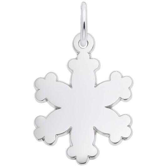 Elegant Snowflake Charm for Winter Jewelry - Rembrandt Charms 1869