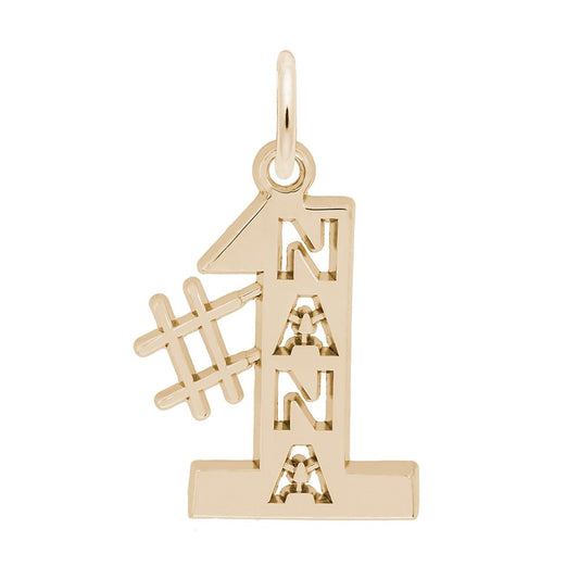 Personalized Nana Charm - Heartfelt Gift for Grandparents 1911