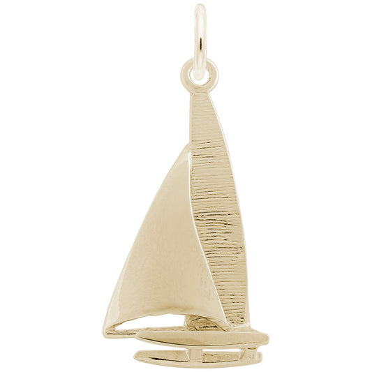 Elegant Catamaran Charm for Nautical Jewelry Lovers - Rembrandt 1934