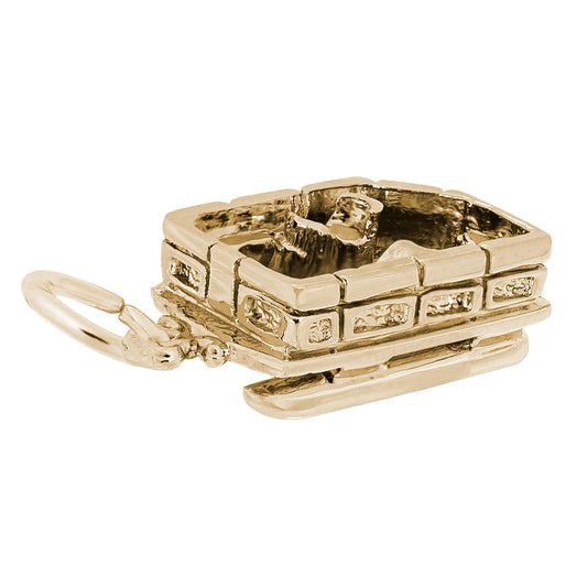 Charming Pontoon Boat Charm for Nautical Jewelry Lovers 1935