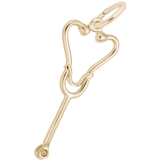 Stethoscope Charm for Medical Professionals - Rembrandt Charms 1991