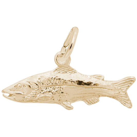 Snook Fish Charm - Nautical Sea Life Jewelry for Ocean Lovers 2091