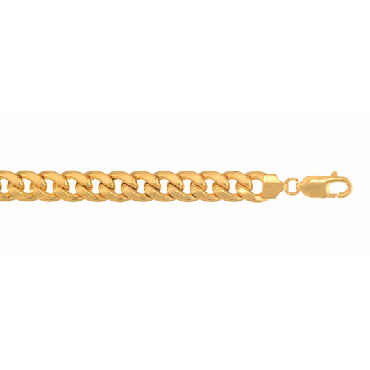 Royal Chain 10K Gold 8mm Semi-Solid Miami Cuban 210HMC