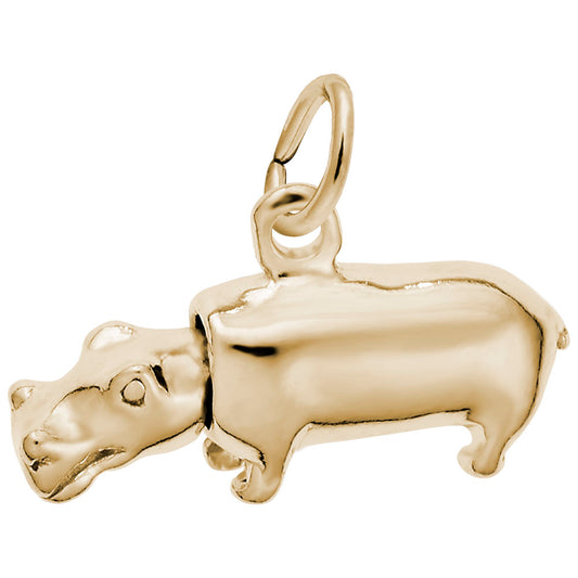 Adorable Hippo Charm for Animal Lovers - Perfect Gift Idea 2136