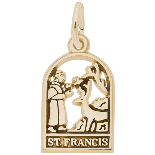 St. Francis Charm - Faith Symbol for Spiritual Connection & Blessings 2249