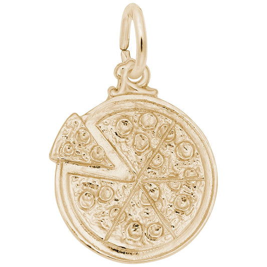 Delicious Pizza Pie Charm for Arts & Music Enthusiasts 2257