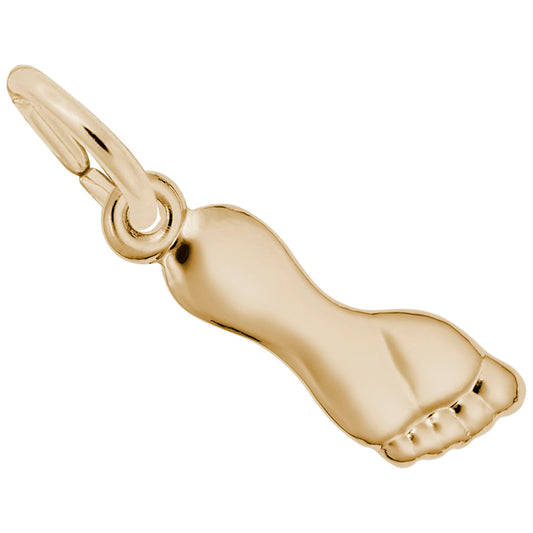 Beach Footprint Charm - Travel Souvenir Jewelry for Ocean Lovers 2260