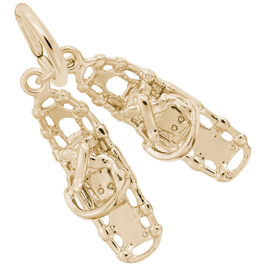 Snow Shoes Charm for Travel Lovers - Unique Adventure Jewelry 2324