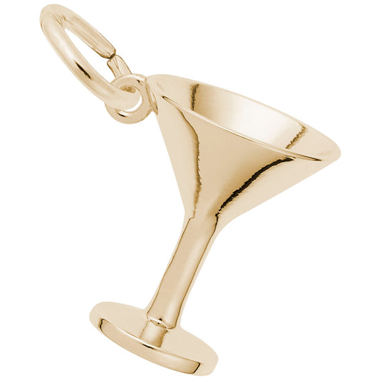 Elegant Martini Glass Charm for Jewelry - Perfect Gift Idea 2360