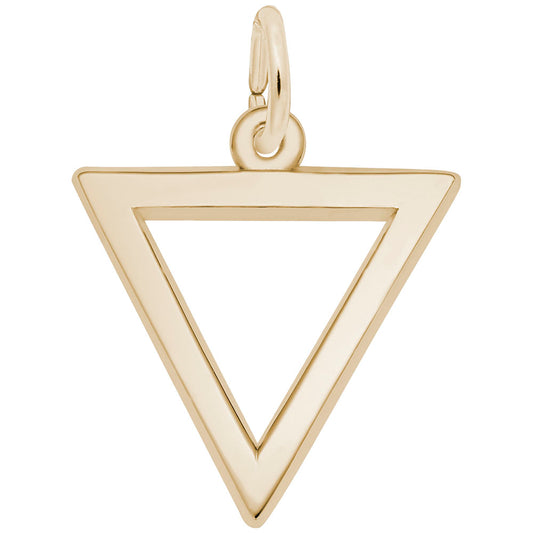 Trinity Triangle Charm - Symbol of Unity & Strength for Jewelry 2427