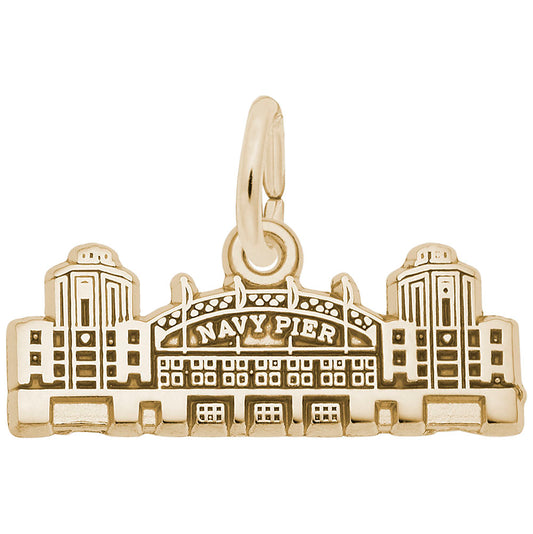 Navy Pier Charm - Unique Travel Souvenir for Charm Bracelets 2449