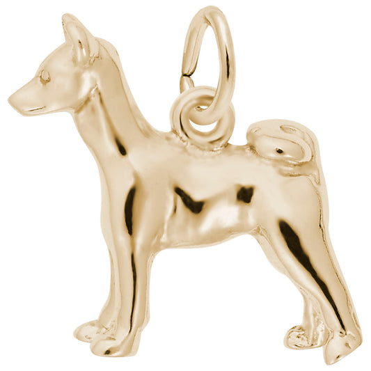 Basenji Dog Charm - Unique Pet Jewelry for Dog Lovers 2469