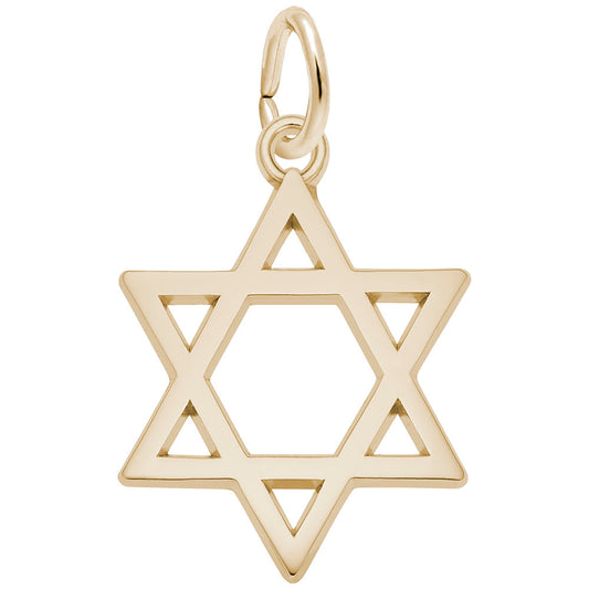 Star of David Charm - Elegant Religious Jewelry for Special Occasions 2642