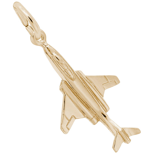 F11 Jet Plane Charm - Aviation Jewelry for Travel Enthusiasts 2645