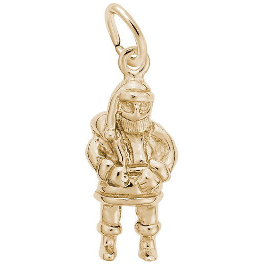 Festive Santa Charm for Holiday Jewelry - Perfect Christmas Gift 2675