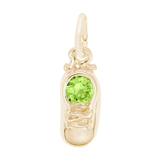August Baby Shoe Charm - Adorable Keepsake for Newborns 2734-008