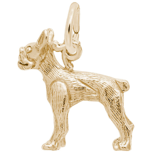 Adorable Boston Terrier Dog Charm for Pet Lovers - Rembrandt 2879