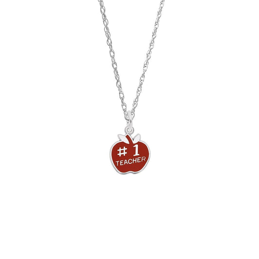 #1 Teacher Necklace Set