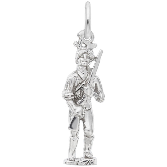Minute Man Charm