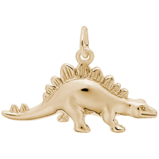 Stegosaurus Charm for Bracelets - Cute Dinosaur Jewelry Gift 2973