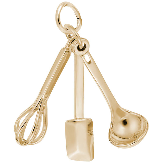 Charming Cooking Utensils Charm for Baking Enthusiasts 3014