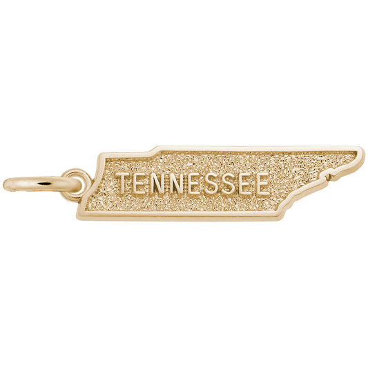 Tennessee Map Charm - Travel Souvenir Jewelry for Adventure Lovers 3034