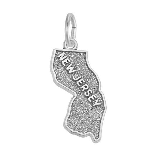 New Jersey Map Charm