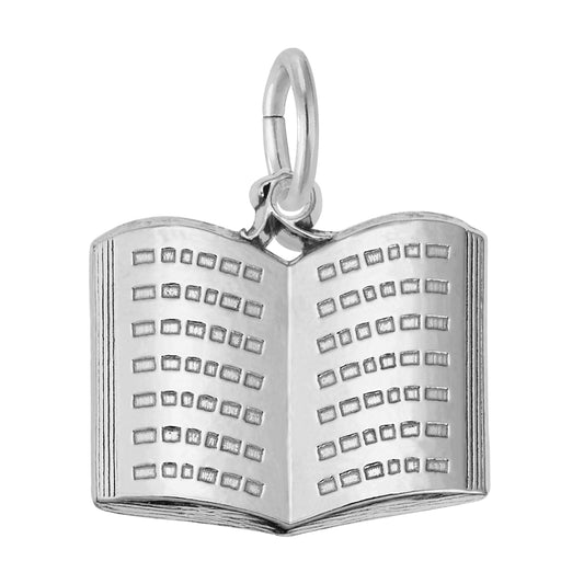 Open Book Charm