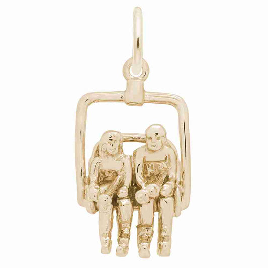 New Whistler Chairlift Charm - Winter Skiing Jewelry for Adventurers 3191