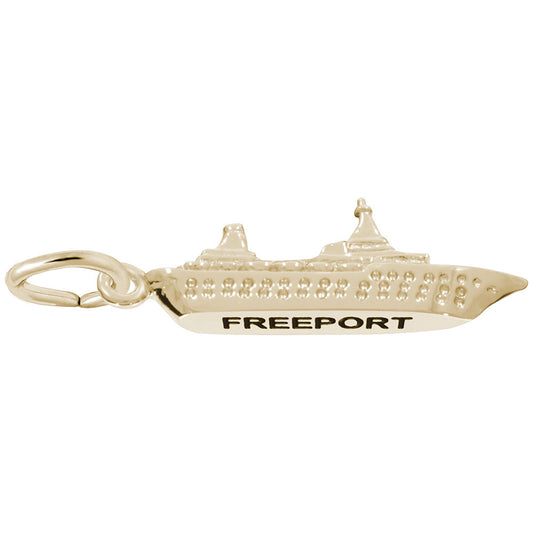 Freeport Cruise Ship Charm - Travel Souvenir Jewelry for Adventurers 3236
