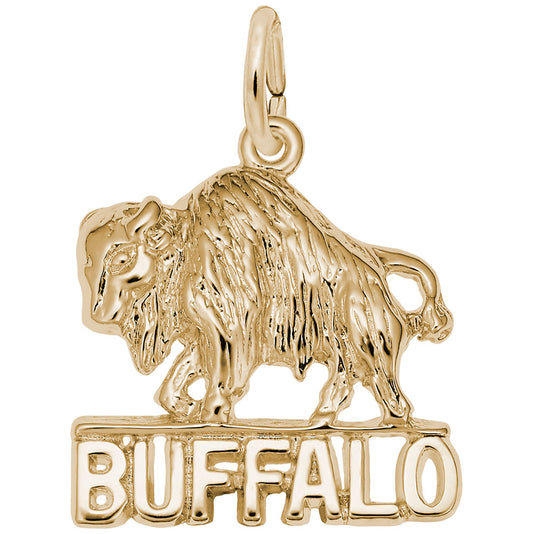 Buffalo Charm - Unique Travel Souvenir for New York Lovers 3282