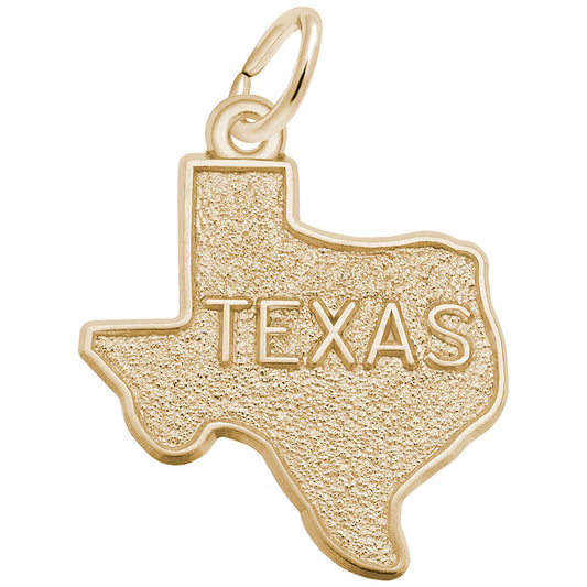 Texas Map Charm - Travel Souvenir Jewelry for Texas Lovers 3293