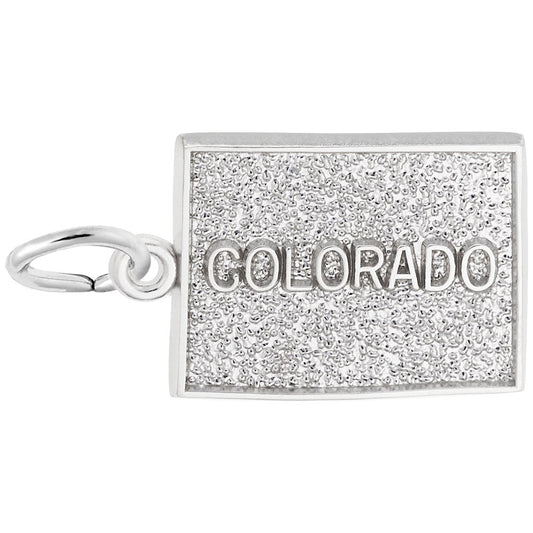 Colorado Map Charm - Travel Souvenir Jewelry for Adventure Lovers 3295