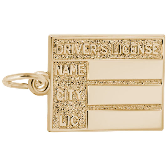 Personalized Driver's License Charm for Car Enthusiasts - Rembrandt 3307