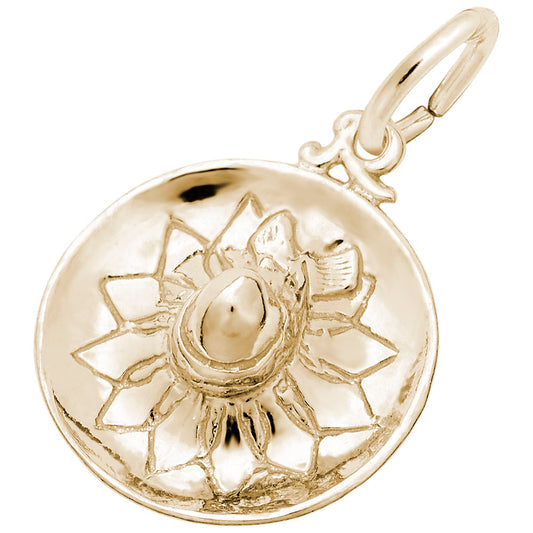 Sombrero Charm for Travel Lovers - Island Adventure Jewelry 3324