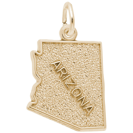 Arizona Map Charm - Travel Souvenir Jewelry for Adventure Lovers 3329