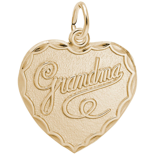 Heartfelt Grandma Charm - Perfect Gift for Grandparents' Love 3346