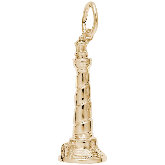 Cape Hatteras Lighthouse Charm - Nautical Jewelry for Ocean Lovers 3430