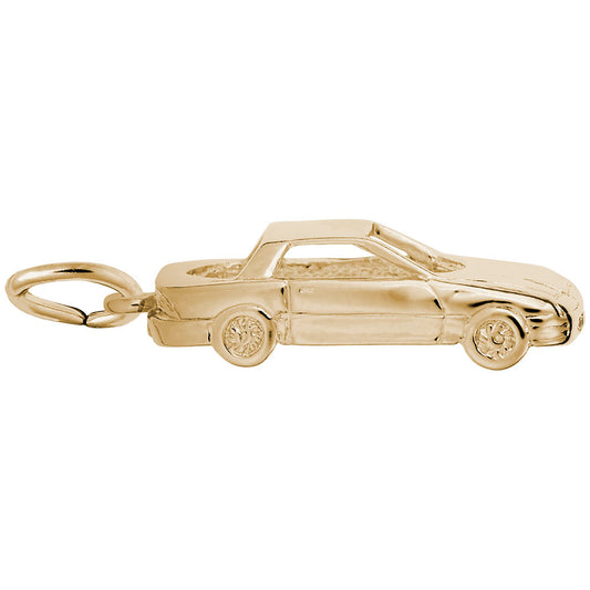 Mid-Engine Sports Car Charm - Unique Automotive Jewelry Gift 3467