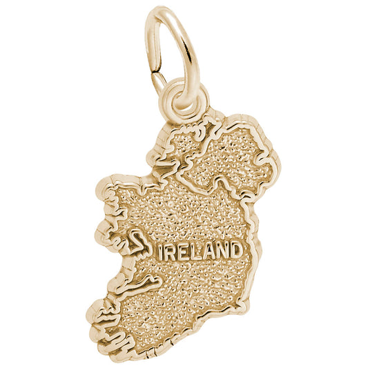 Ireland Map Charm - Travel Souvenir for Adventure Lovers 3468