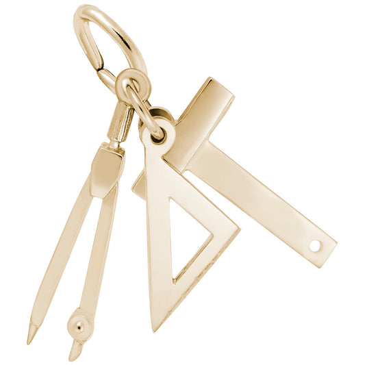 Draftsman Tools Charm for Construction Enthusiasts - Rembrandt 3480
